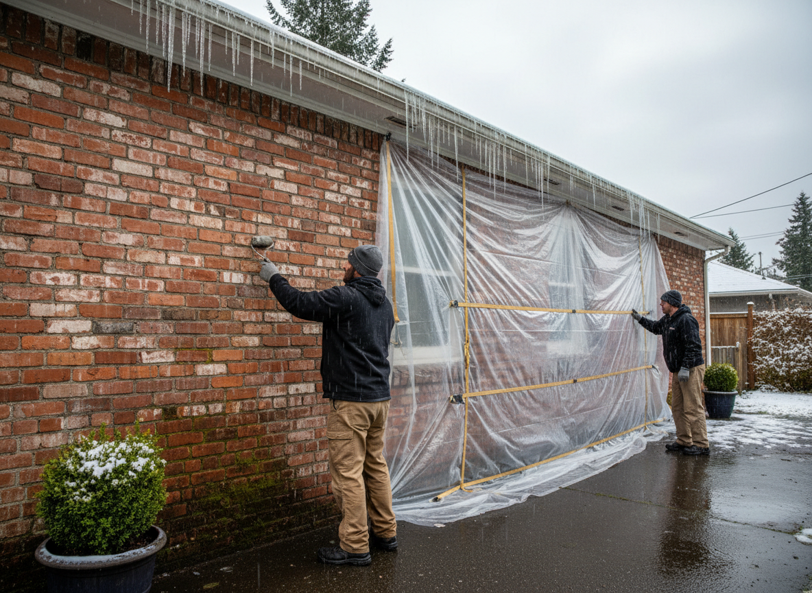Protecting Brick Walls From Milwaukie Winter Moisture