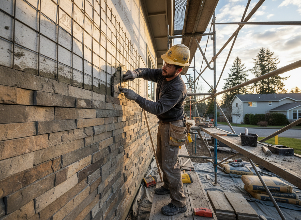 stone veneer contractor in Milwaukie